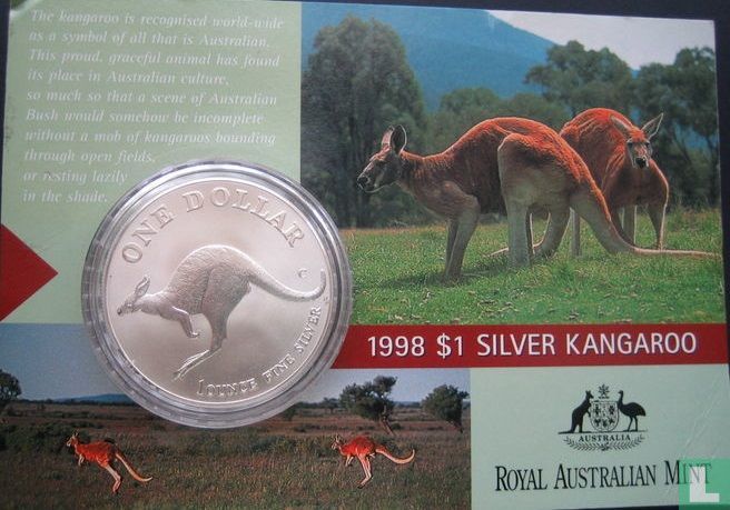 Australien 1 Dollar 1998 "Kangaroo"