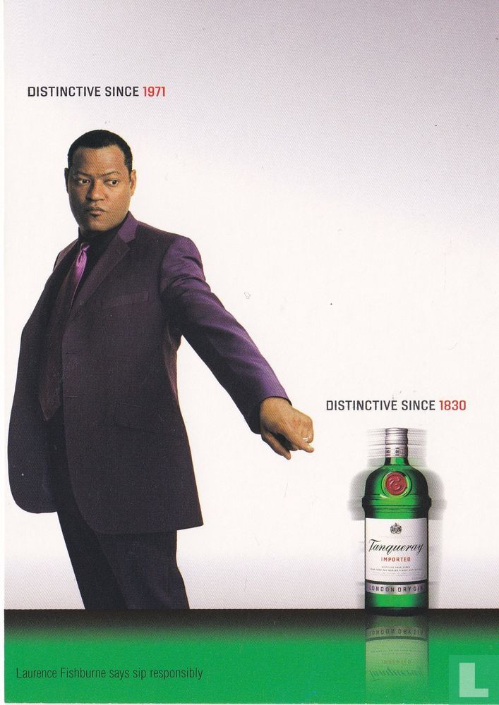 Tanqueray "Distinctive Since 1971"