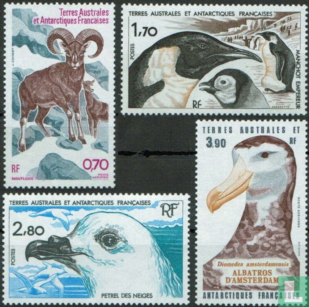 Dieren van de Zuidpool (1985) - Franse zuidelijke en antarctische ...