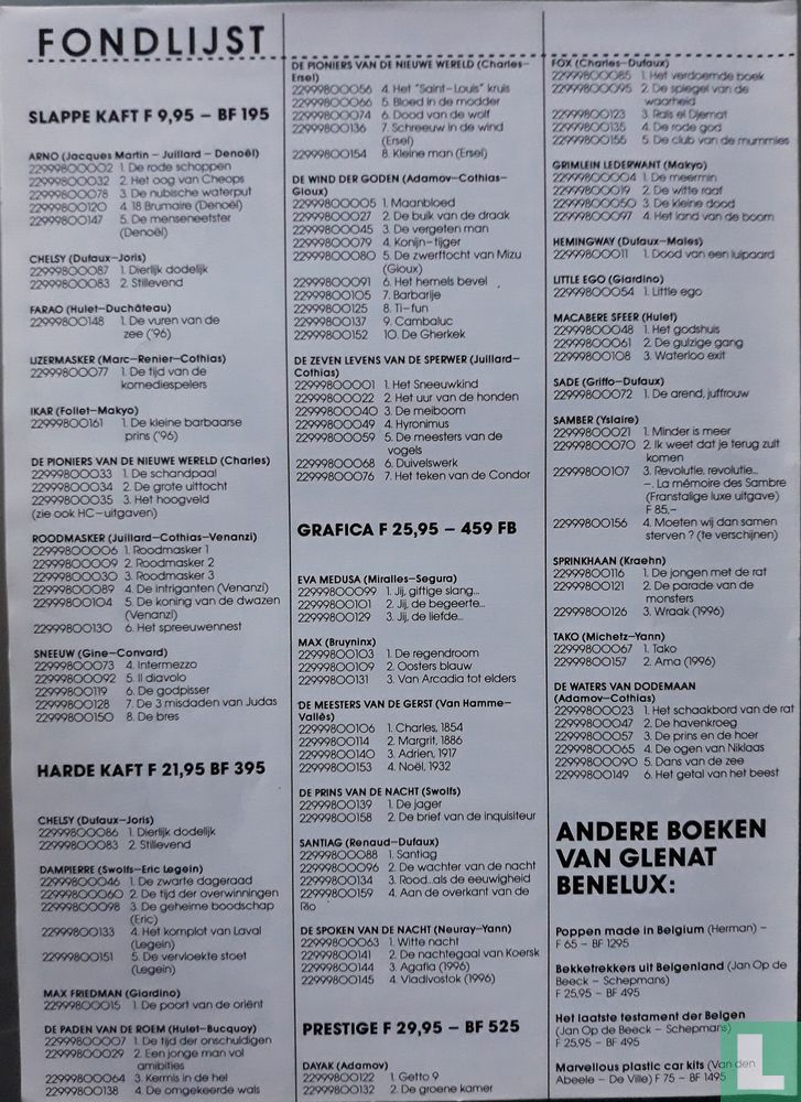 Najaarsprogramma 1995-1996