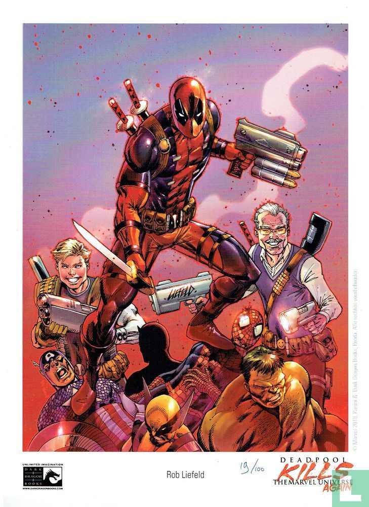 Deadpool poster marvel Template