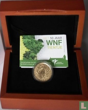 Netherlands 10 euro 2011 (PROOF) "50 years World Wildlife Fund"