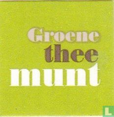 Groene thee munt
