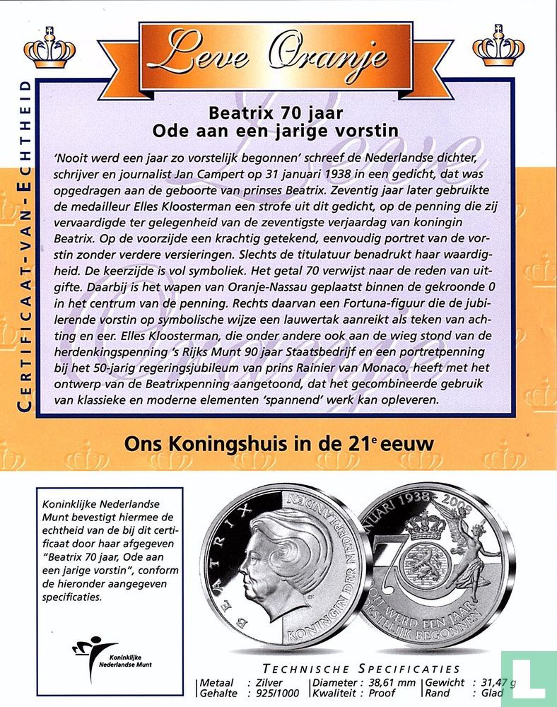 Beatrix 70 jaar