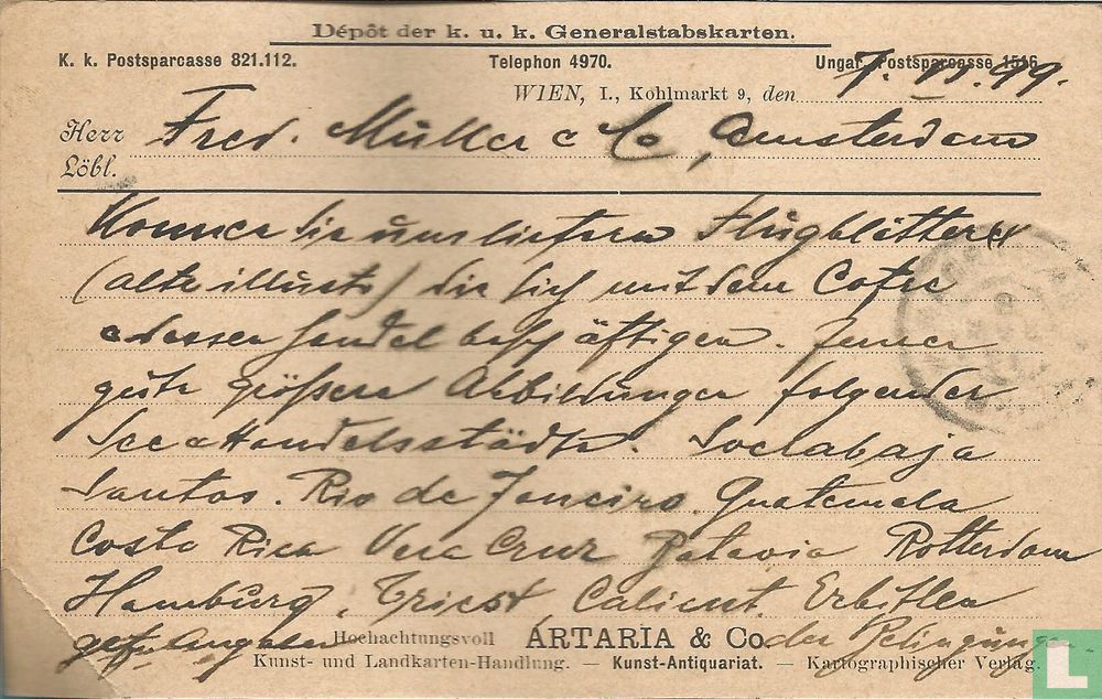 Carte postale de papeterie postal