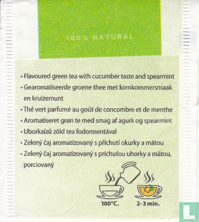 Green Tea, Cucumber Taste & Mint