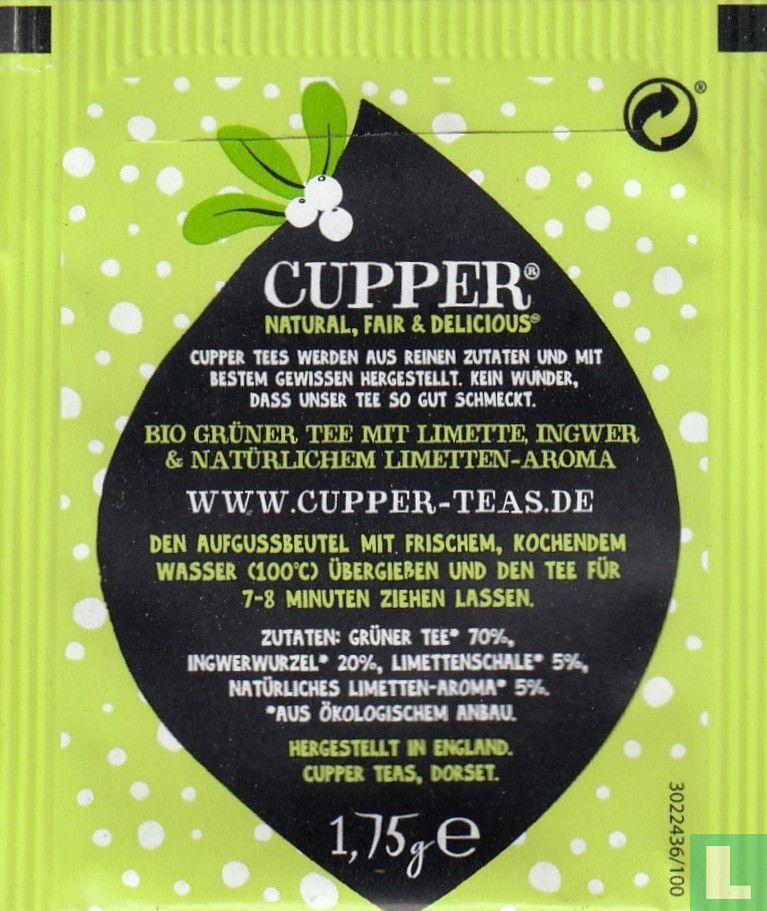 19 Lime & Ginger Green Tea