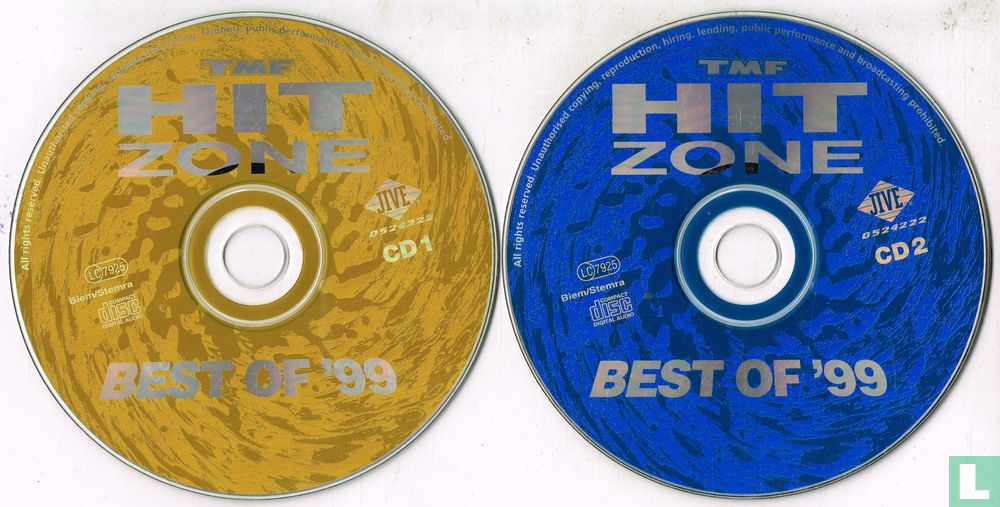 Niet modieus Symposium Doodt TMF Hitzone - Best of '99 CD 0524222 (1999) - Various artists - LastDodo