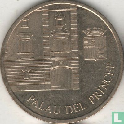 Andorra 10 cèntims 1997 "Prince's palace"