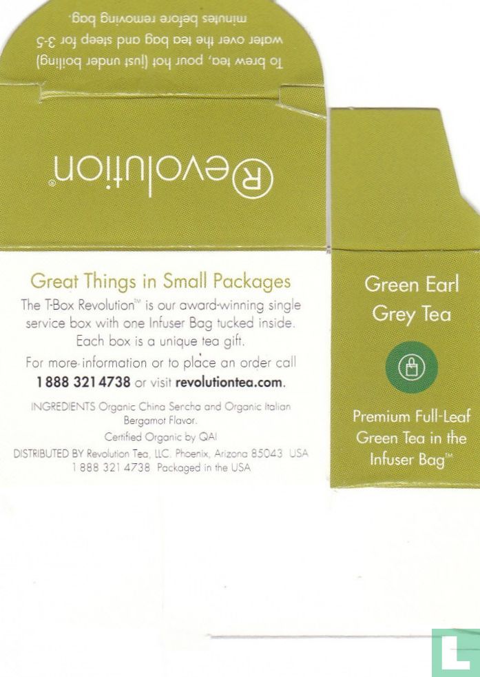Green Earl Grey Tea 