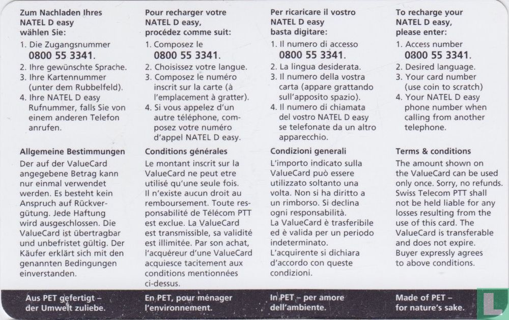 Value Card 50.-