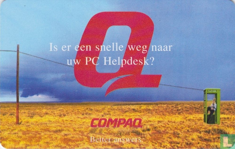 Compaq PC Helpdesk kaart