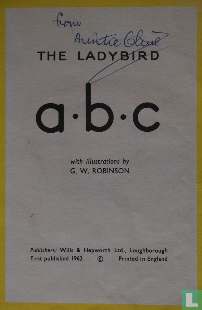 The Ladybird abc
