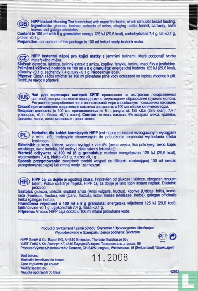 Nursing Tea Instant