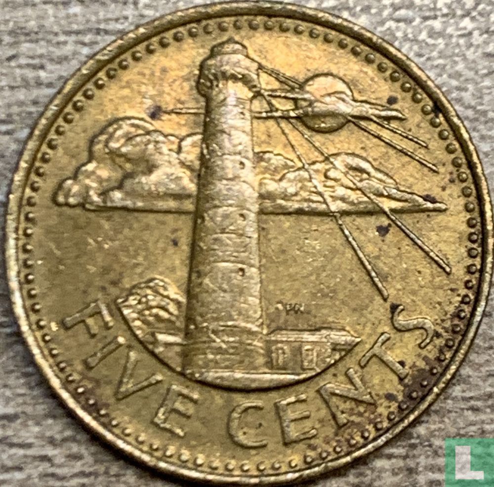 Barbade 5 cents 2006