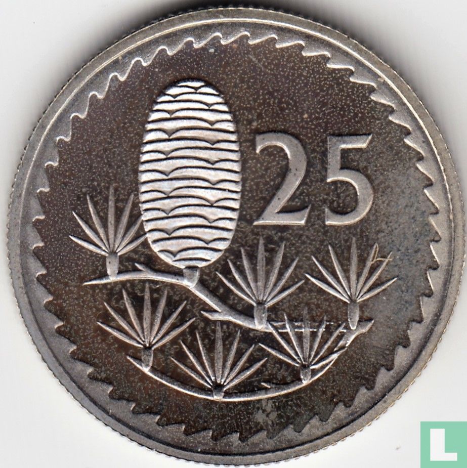 Cyprus 25 mils 1963 (PROOF)