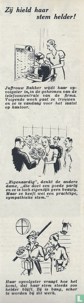 Zij hield haar stem helder!