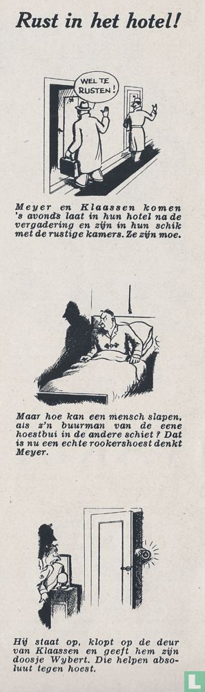 Rust in het hotel!