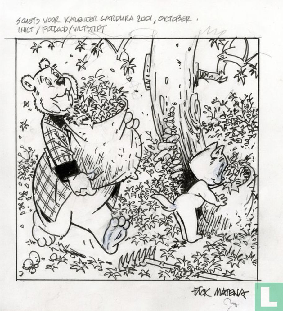 Calendrier Pfizer octobre 2001