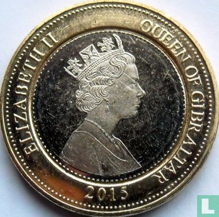 Gibraltar 2 pounds 2015