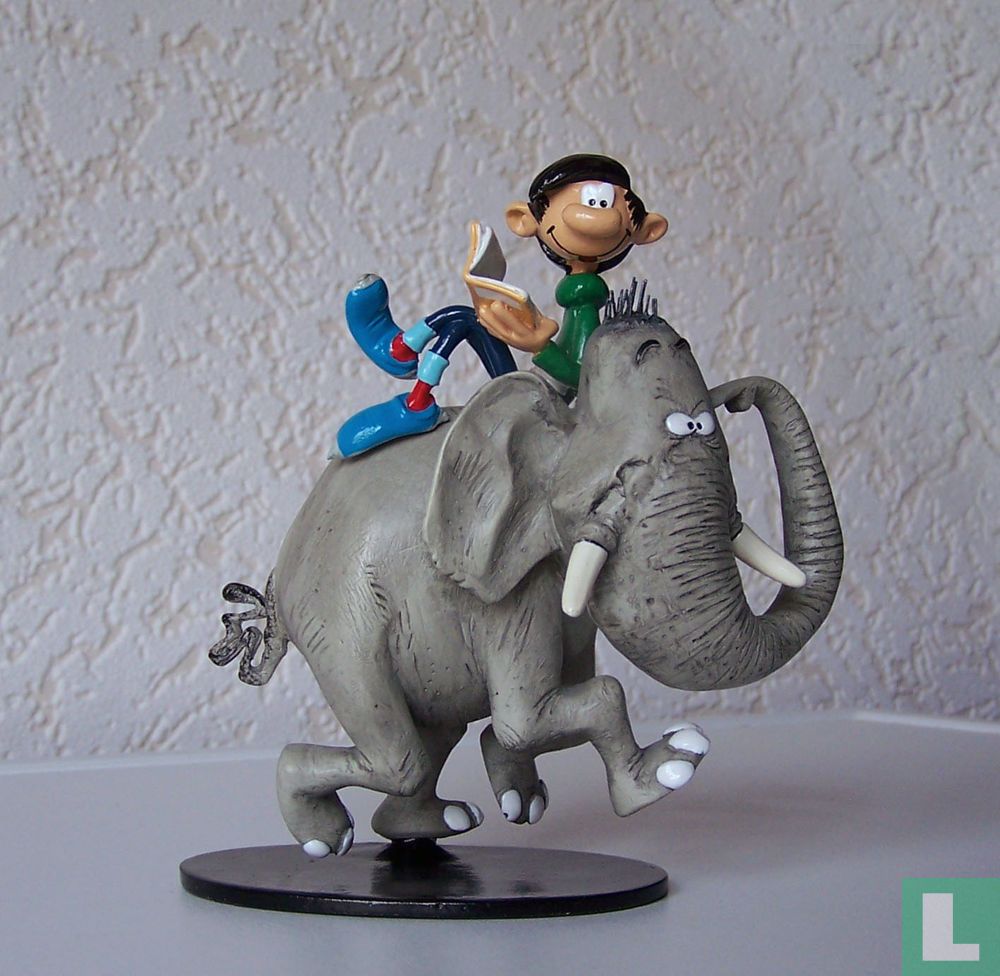 Guust op de olifant