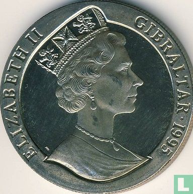 Gibraltar 1 crown 1995 "Solid as a rock"