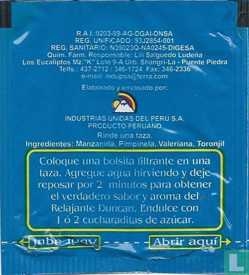 Infusión Relajante