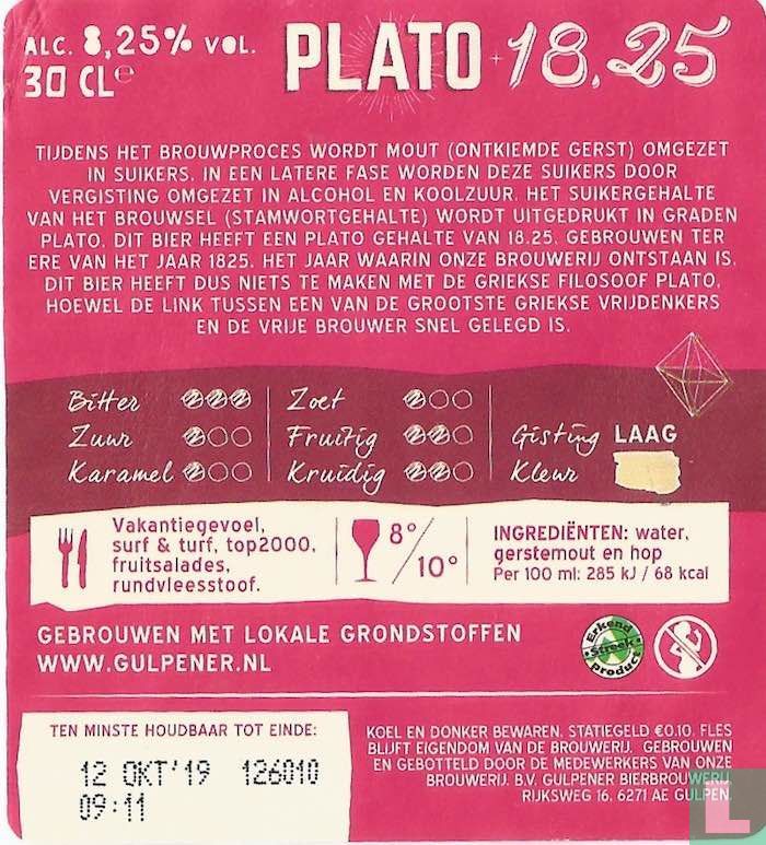 Plato 18.25