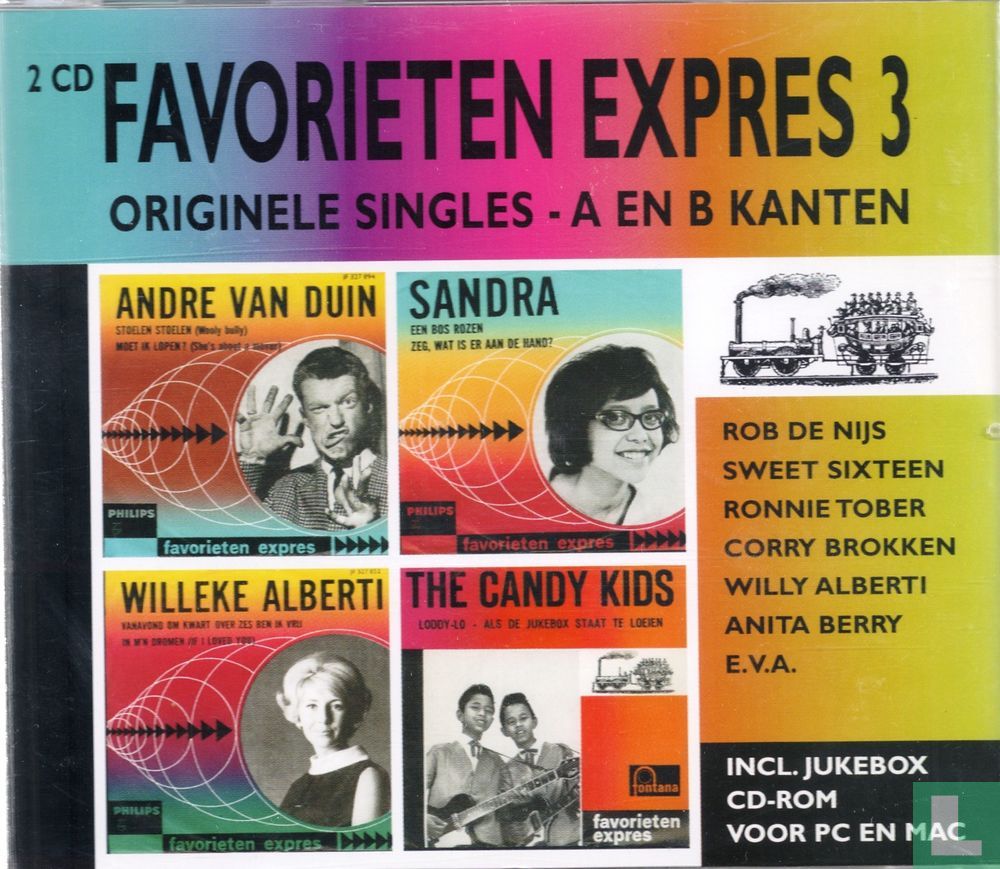 Favorieten Expres 3 Originele Singles A En B Kanten CD HM 1321 2 