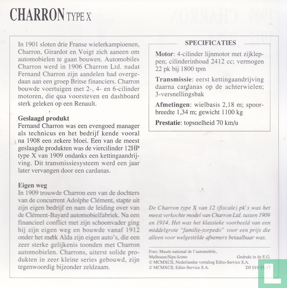 Charron Type X