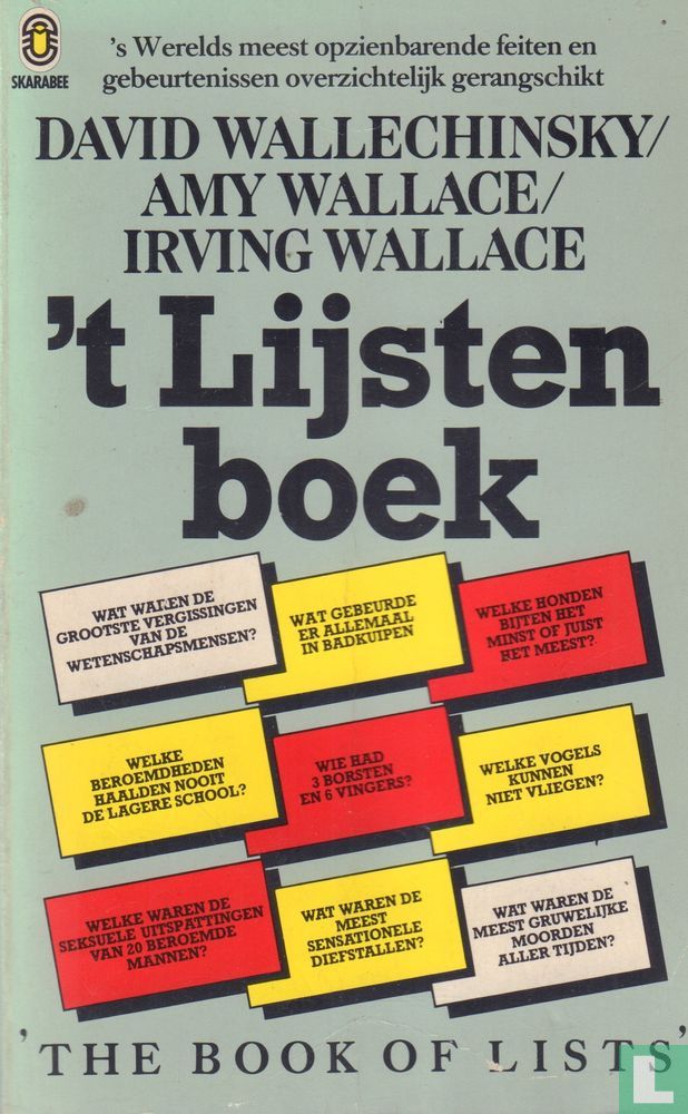 't Lijstenboek