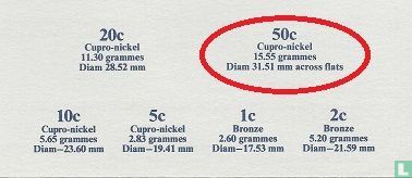 Australien 50 Cent 1975