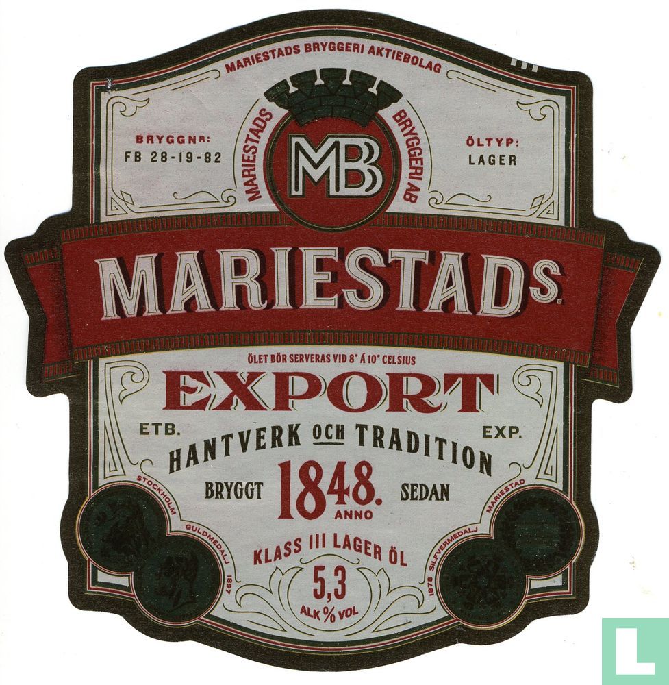 Mariestad's - Export