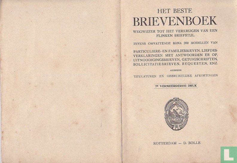 Het beste brievenboek