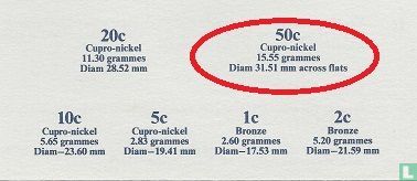 Australien 50 Cent 1969