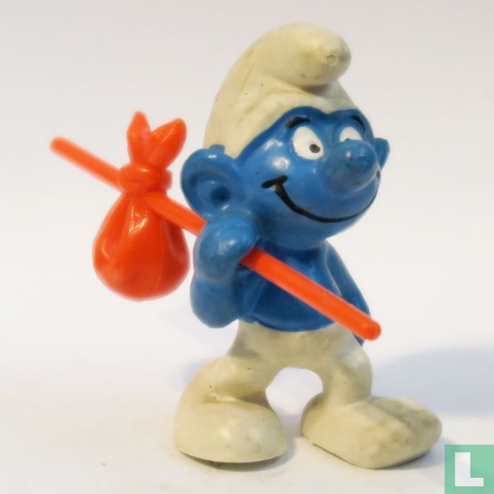 Knapsack smurf (orange)