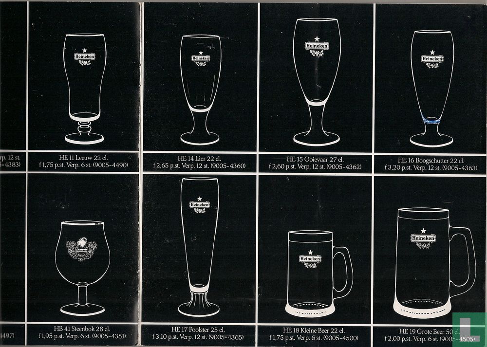 Heineken prijslijst