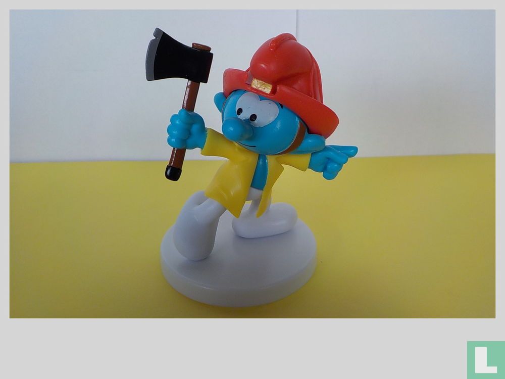 Schtroumpf pompier