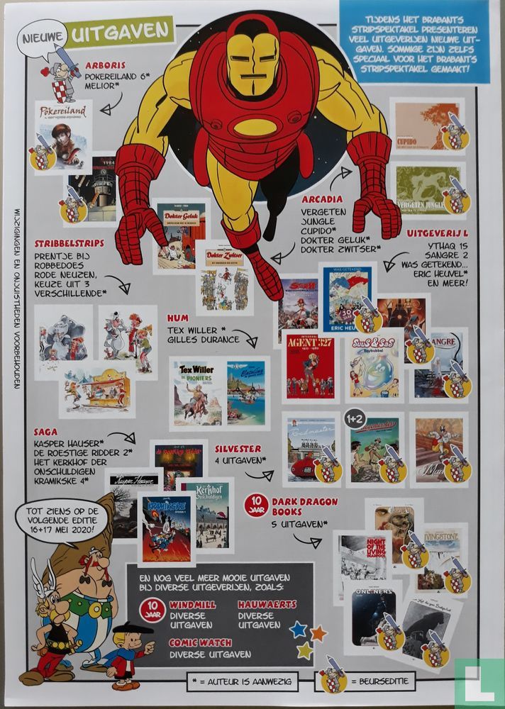 Het 34ste Brabants Stripspektakel - Programmablad