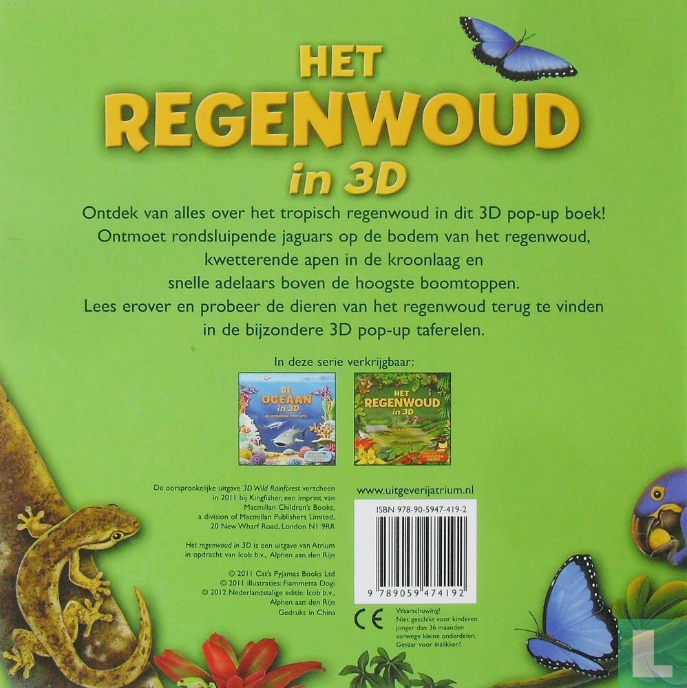 Het regenwoud in 3D
