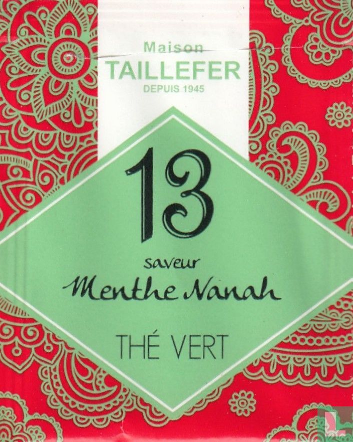 13 saveur Menthe Nanah