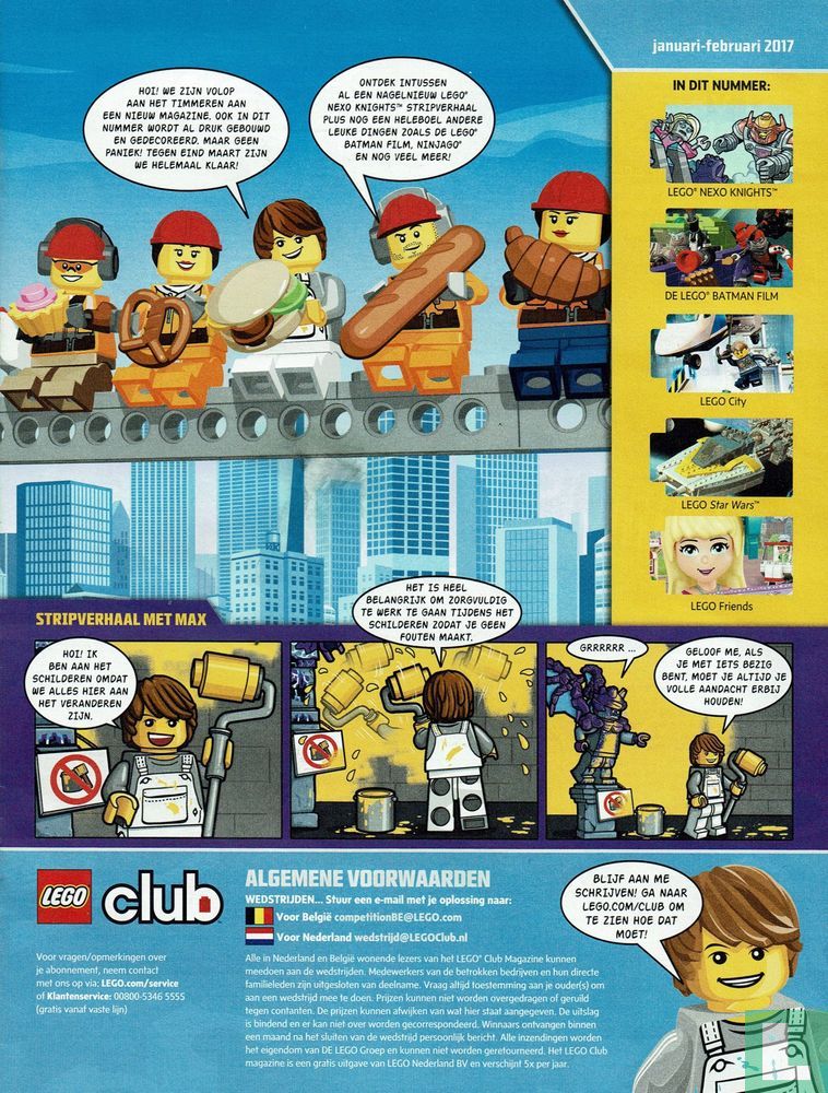 nedbryder vigtigste overskridelsen Lego Club Magazine 1 1 (2017) - Lego Club Magazine (tijdschrift) [NLD] -  LastDodo