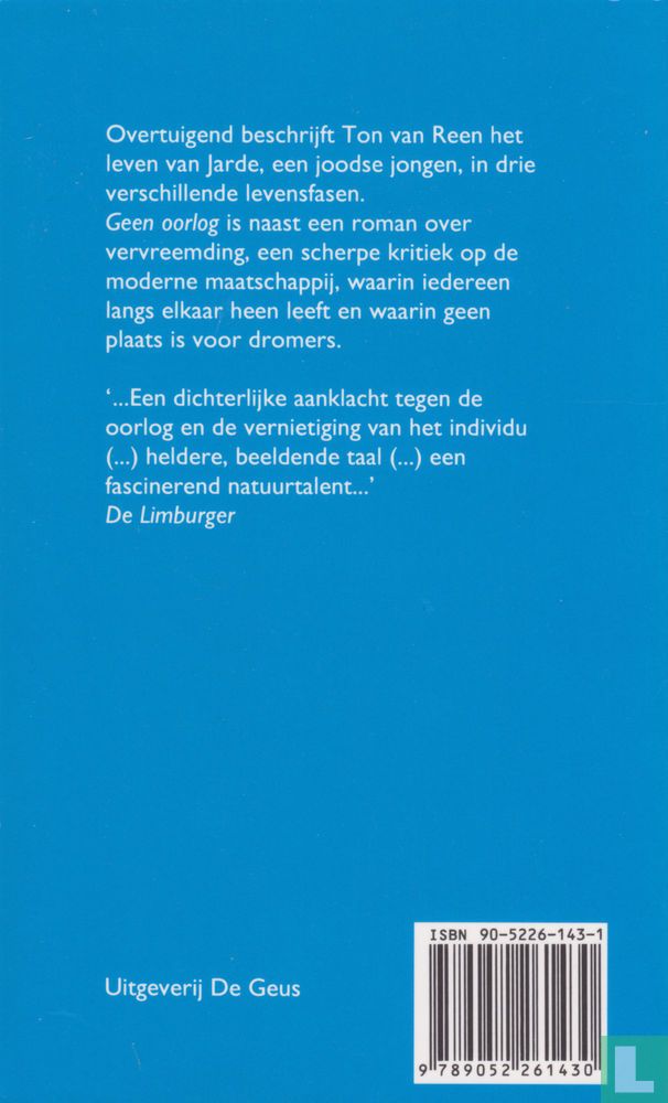 Geen oorlog