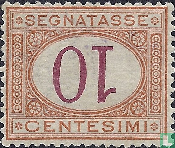 Postage due stamp