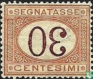 Postage due stamp