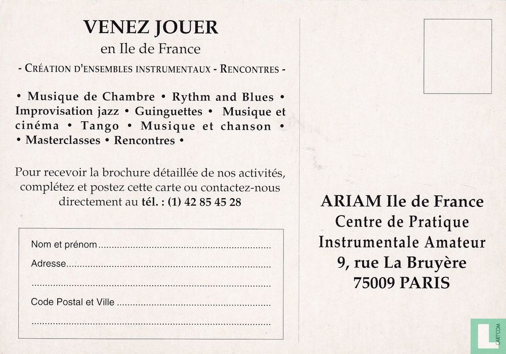 Ariam Ile De France , ARIA IDF – TFJCFZ