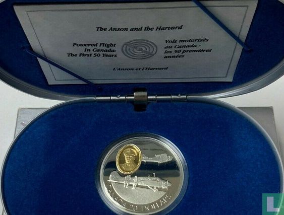 Canada 20 dollars 1990 (PROOF) "Anson & Harvard"
