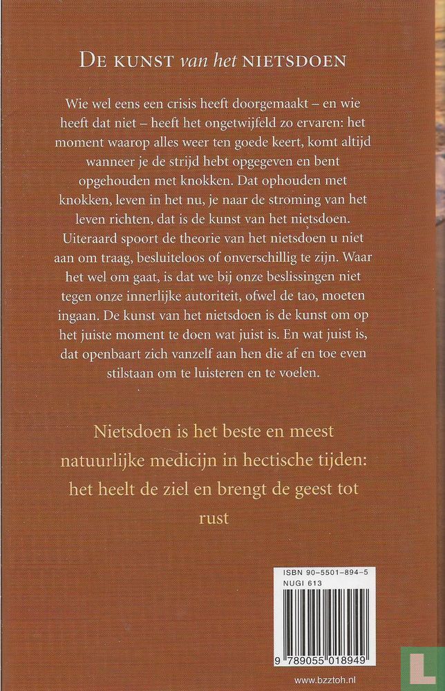 De kunst van het nietsdoen