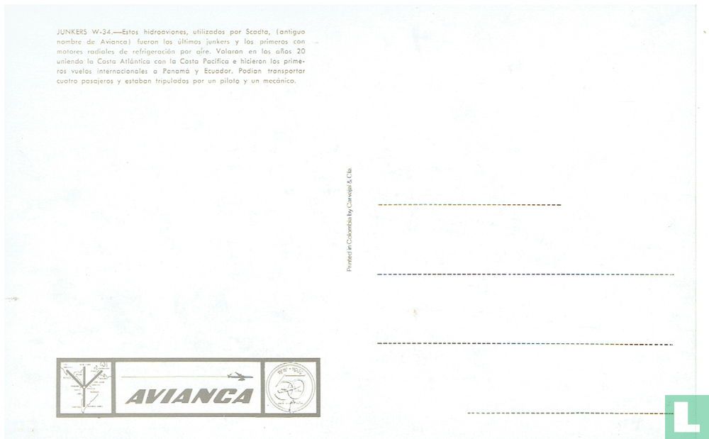 SCADTA - Junkers W34