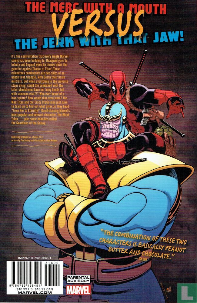 Deadpool vs Thanos